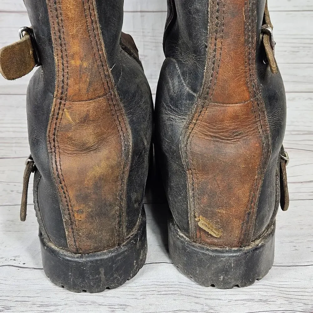 Vintage FULL HOUSE Motocross Boots Leather *MADE IN ITALY / *NO SIZE